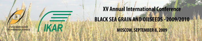 XV Annual International Conference Black Sea Grain and Oilseeds 2009/10